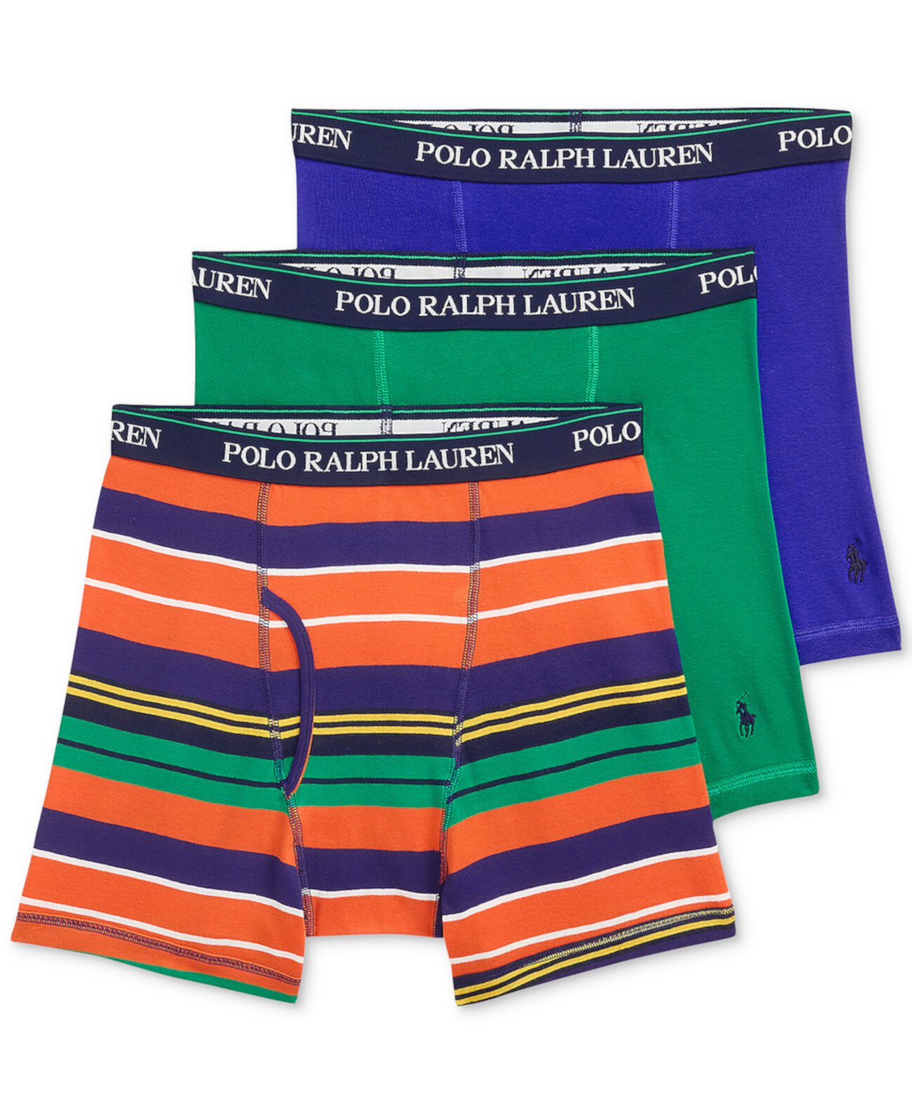 Mens 3-Pk. Classic Cotton Boxer Briefs Polo Ralph Lauren