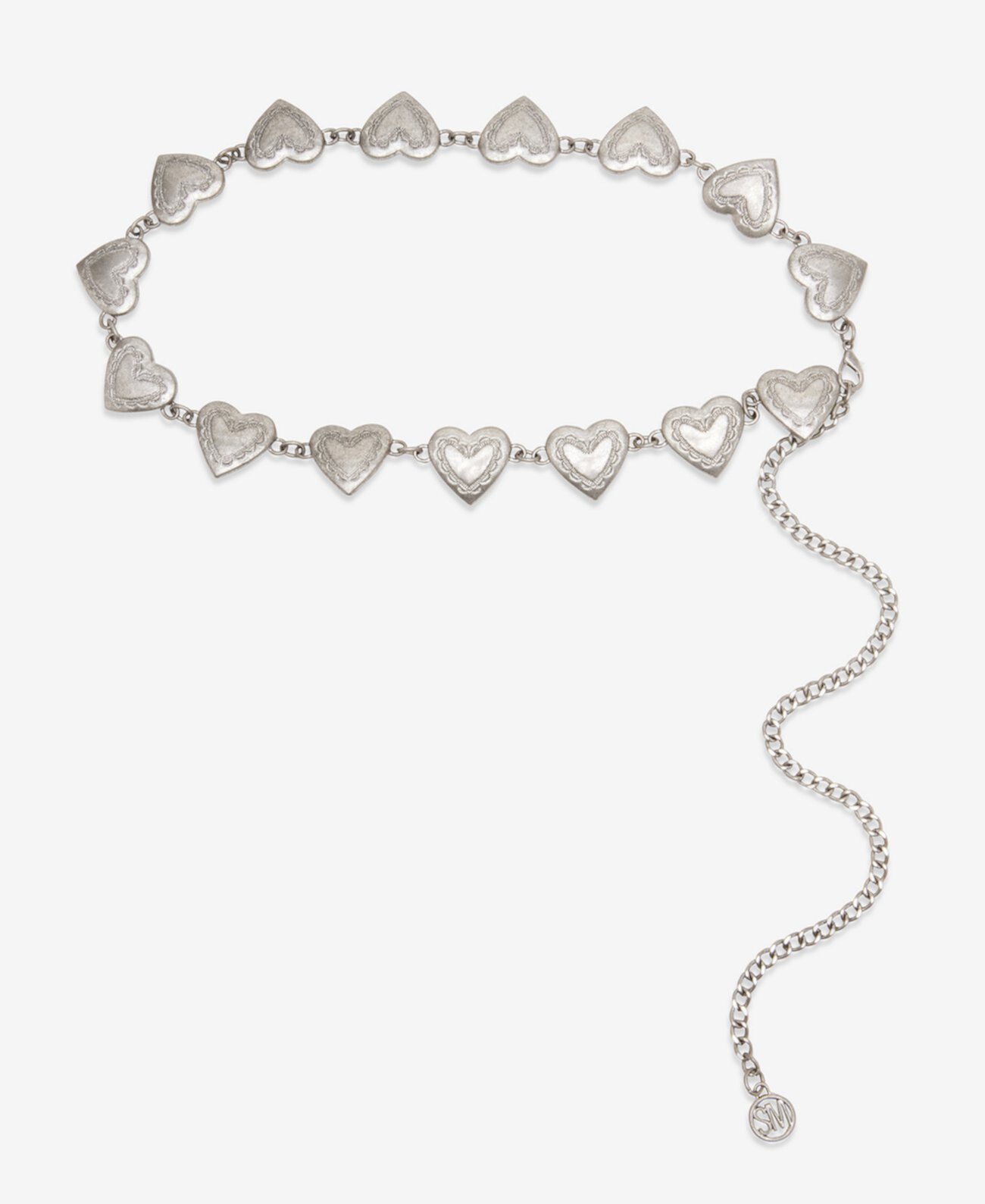 Women's Heart Conch Chain Belt Steve Madden