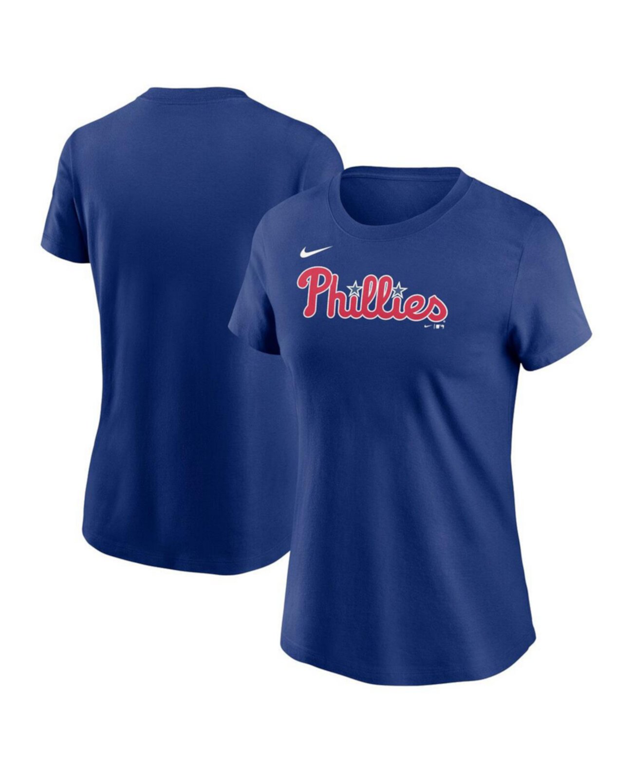 Women's Royal Philadelphia Phillies Wordmark T-Shirt Nike