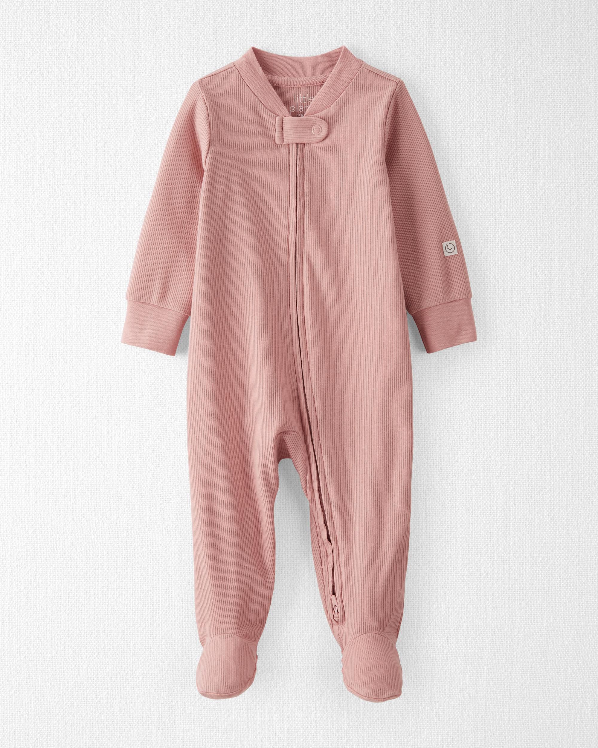 Baby Organic Cotton Rib Sleep & Play Pajamas Carter's