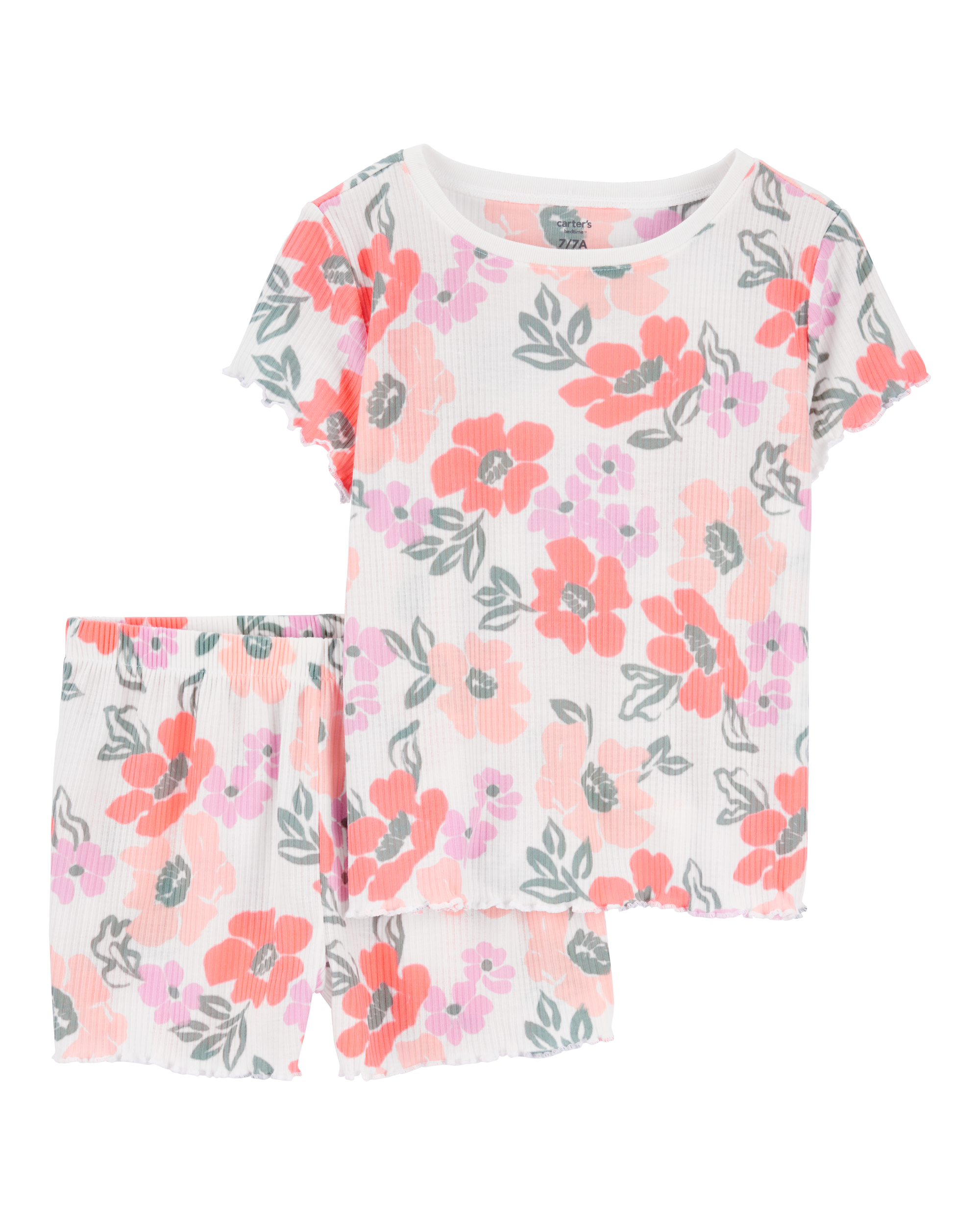 Kid 2-Piece Floral Loose Fit Pajamas Carter's