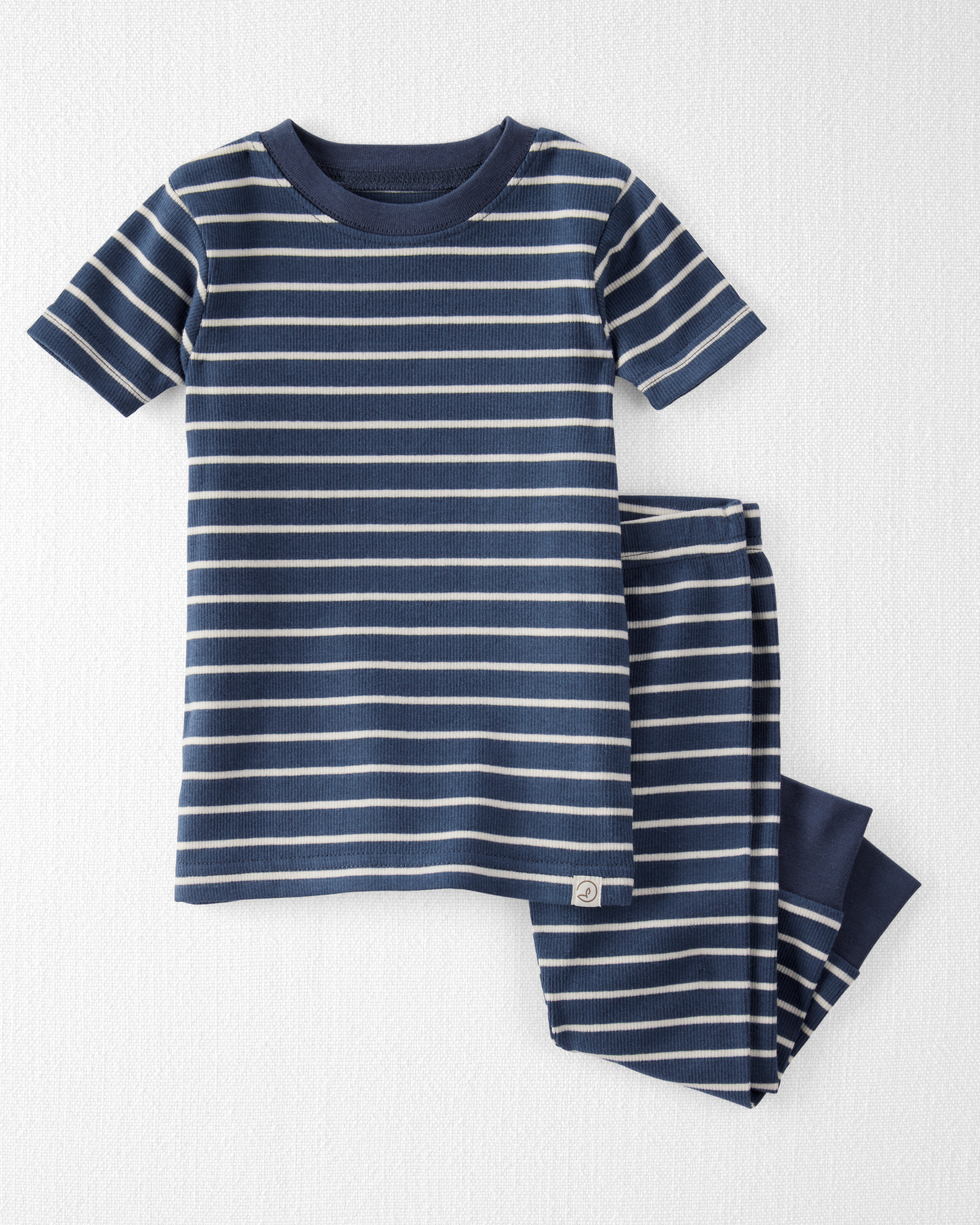 Baby Organic Cotton Pajamas Set in Stripes Carter's