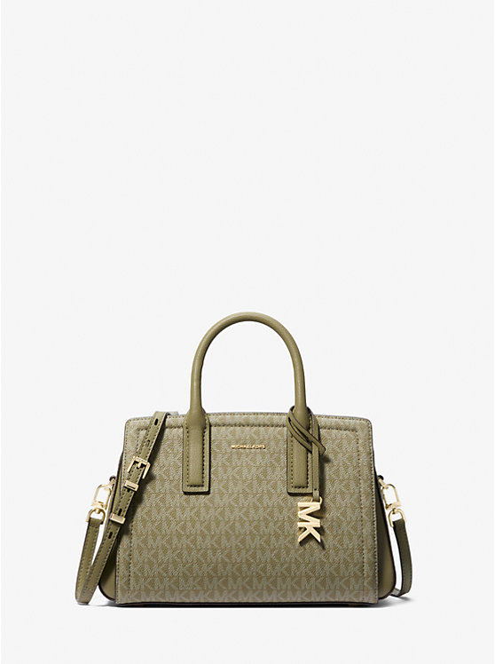 Laila Small Signature Logo Satchel Michael Kors