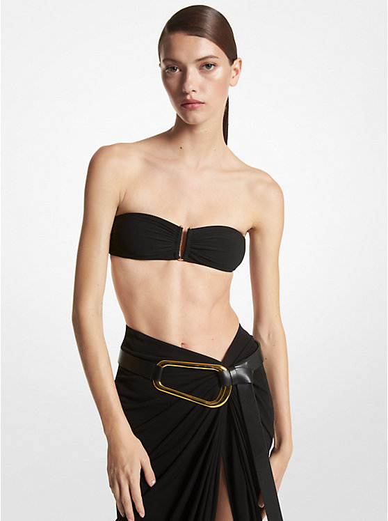 Stretch Crepe Bikini Set Michael Kors Collection