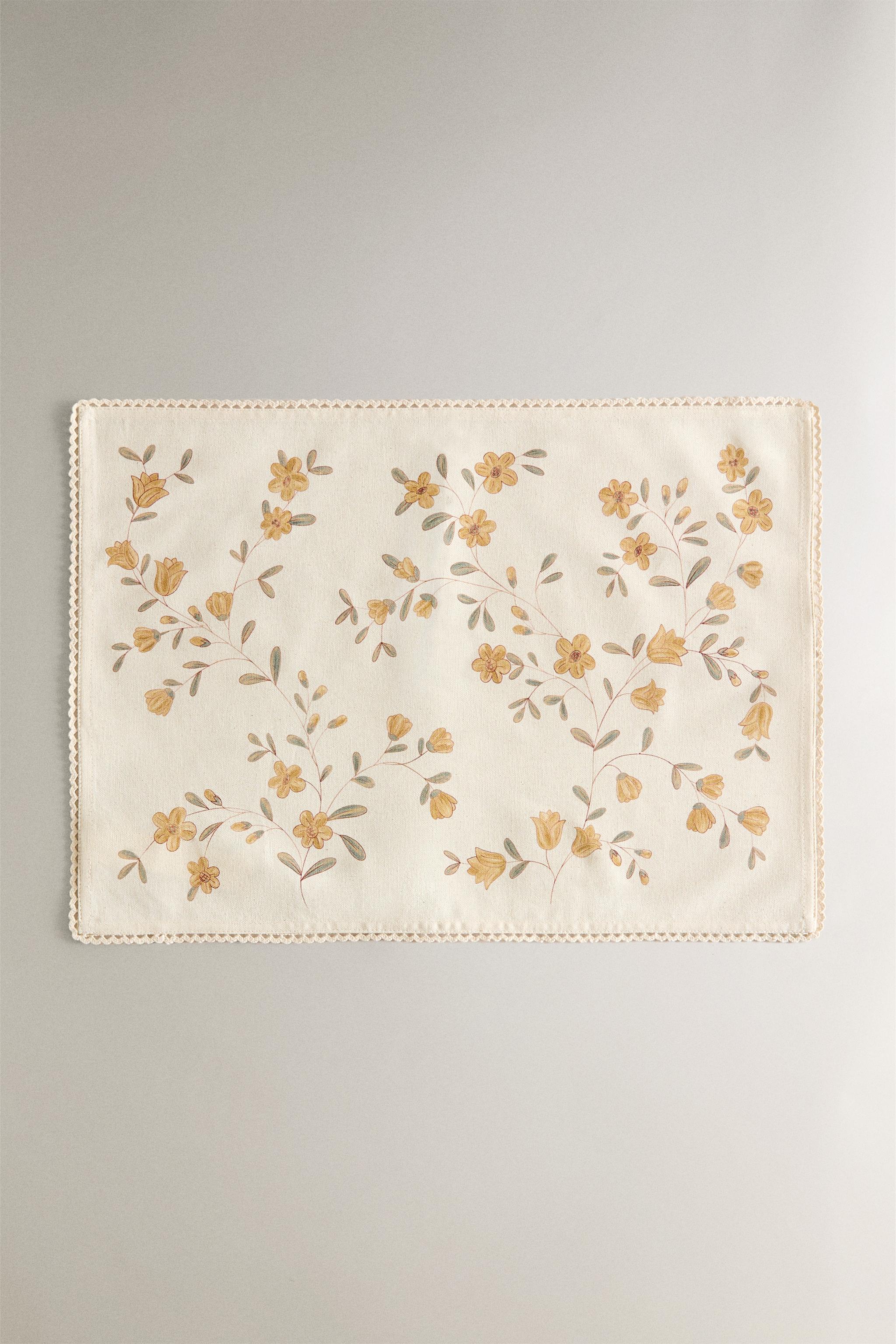 FLORAL PRINT PLACEMAT Zara Home