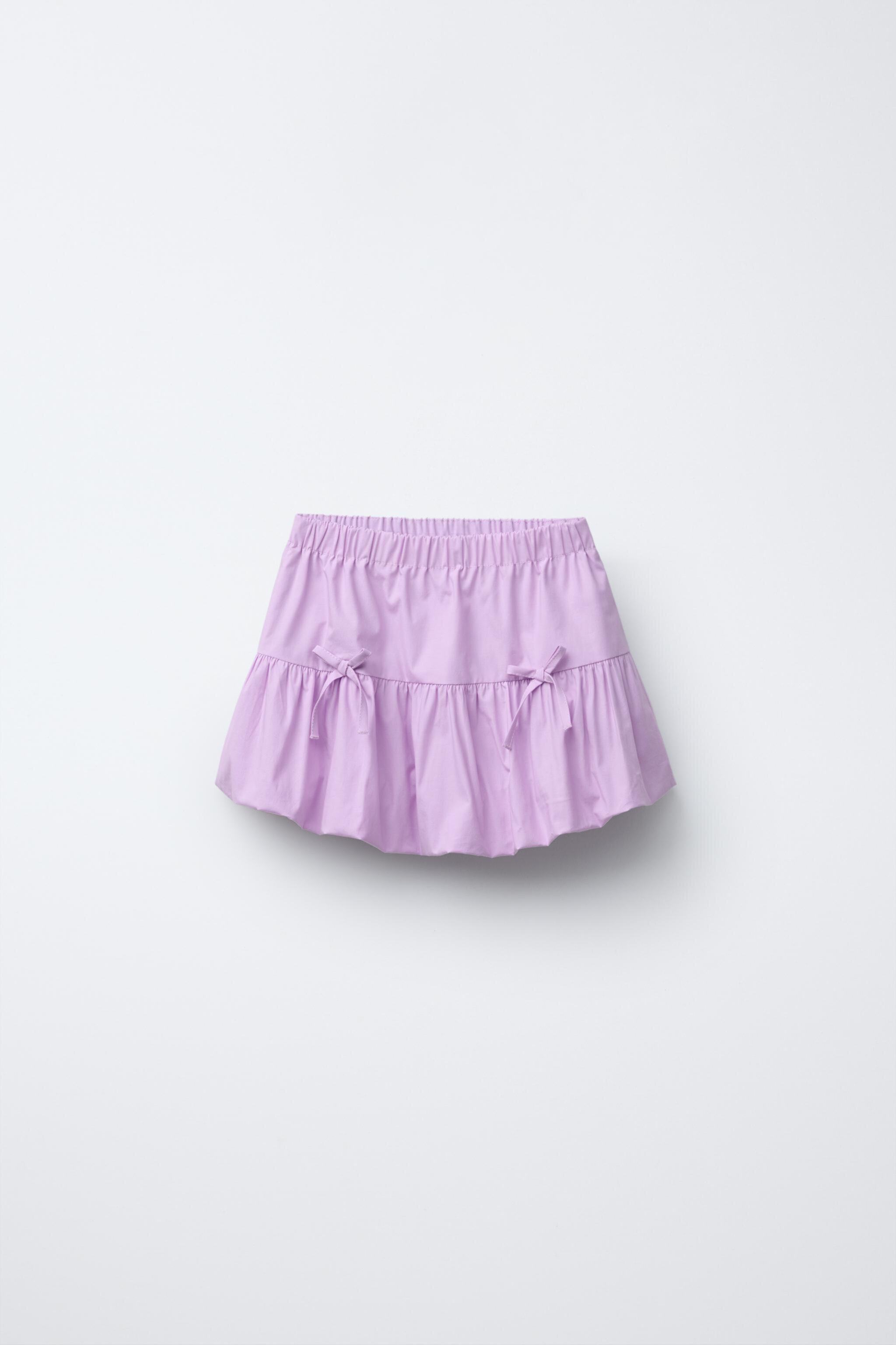 LITTLE BOWS BALLOON SKIRT Zara