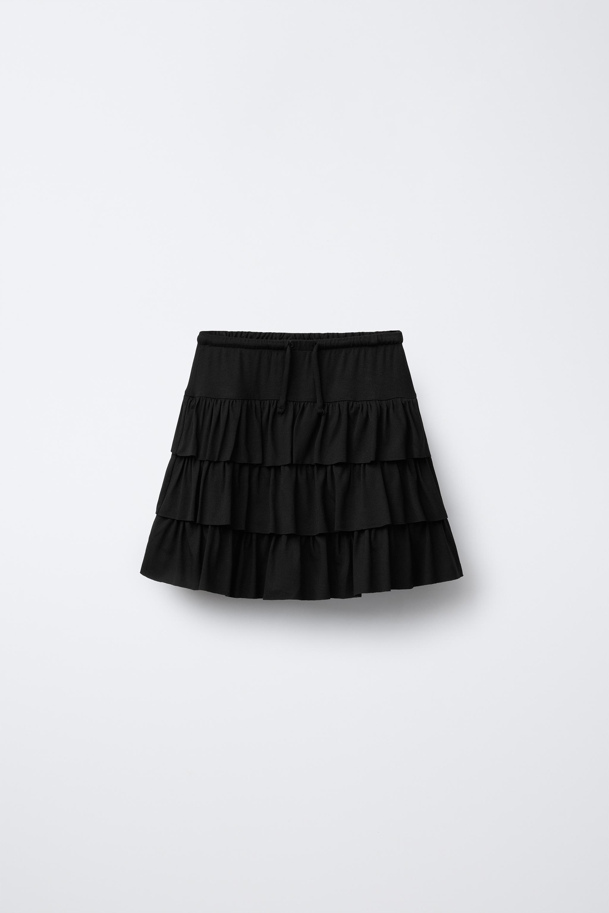 RUFFLED SKORT Zara