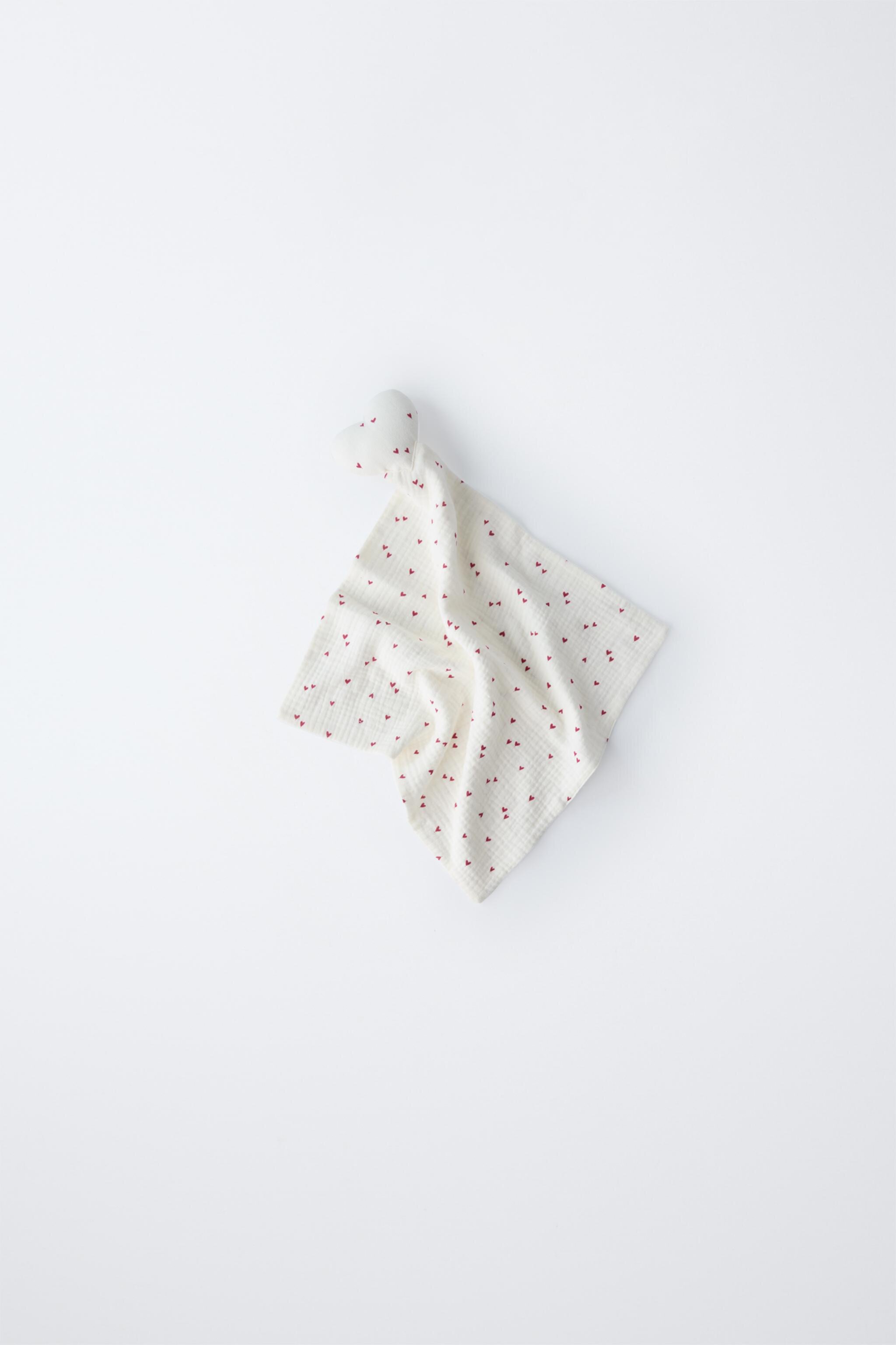 TEXTURED HEARTS SECURITY BLANKET Zara