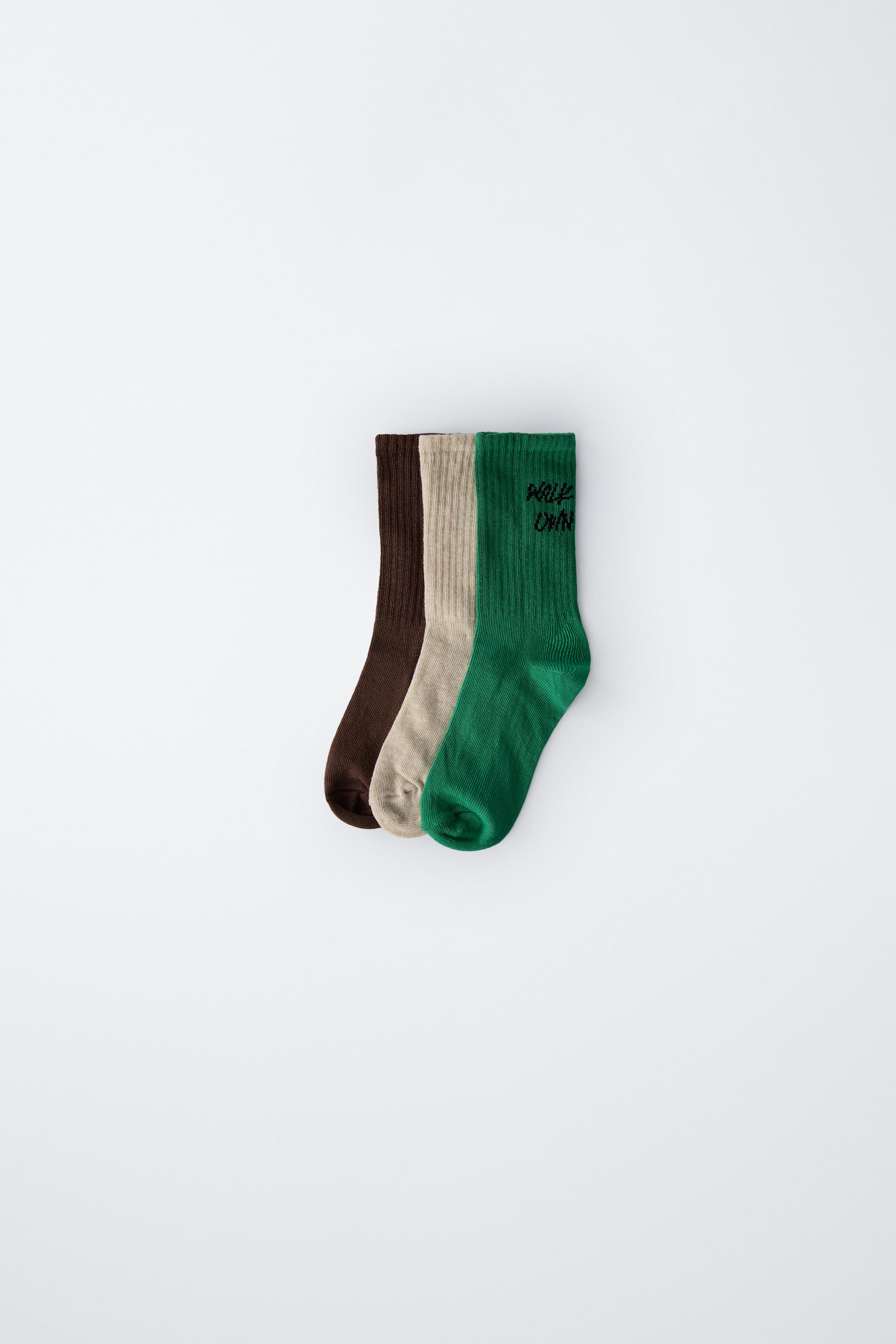 THREE-PACK OF GRAFFITI SOCKS Zara