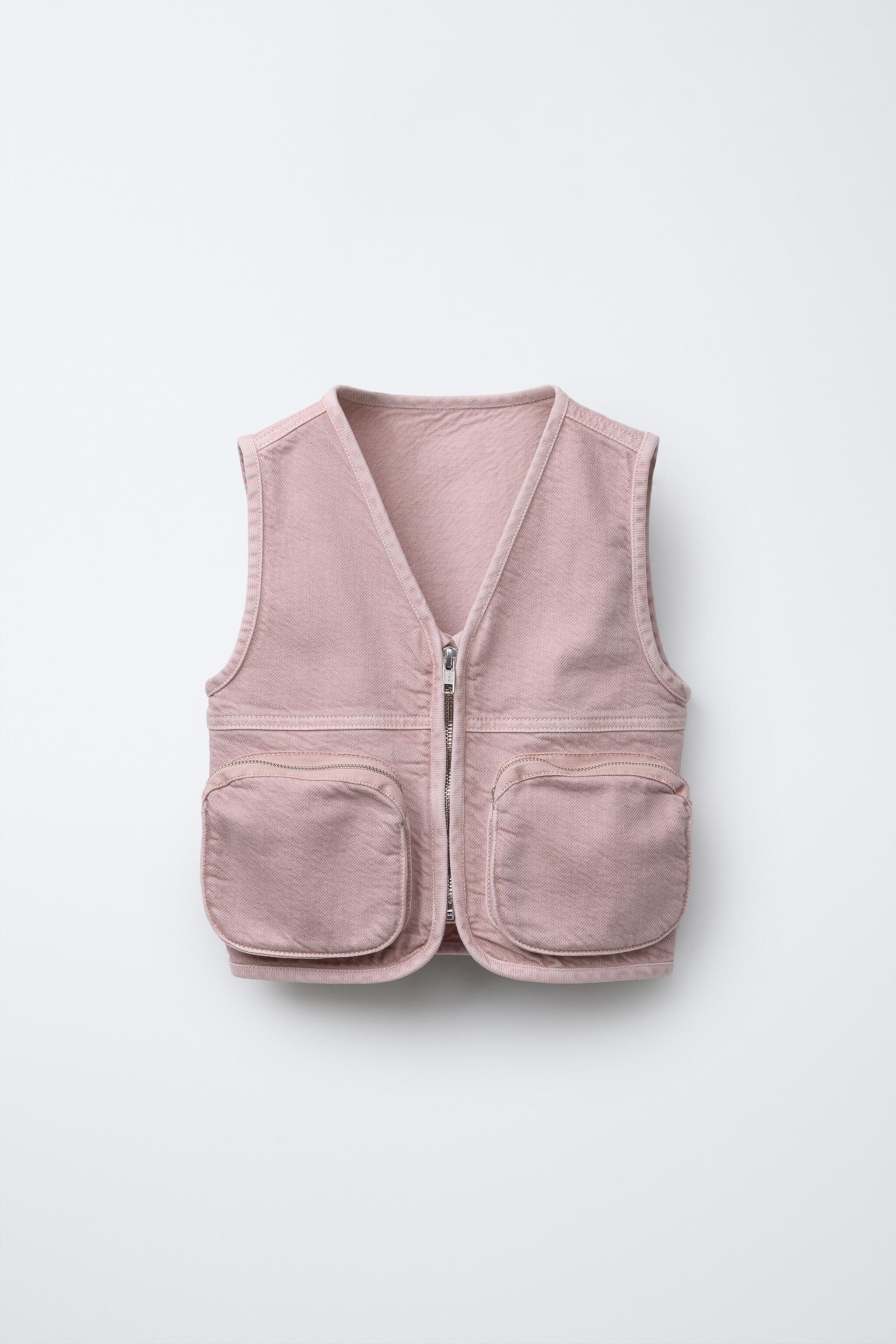 TWILL POCKET VEST Zara