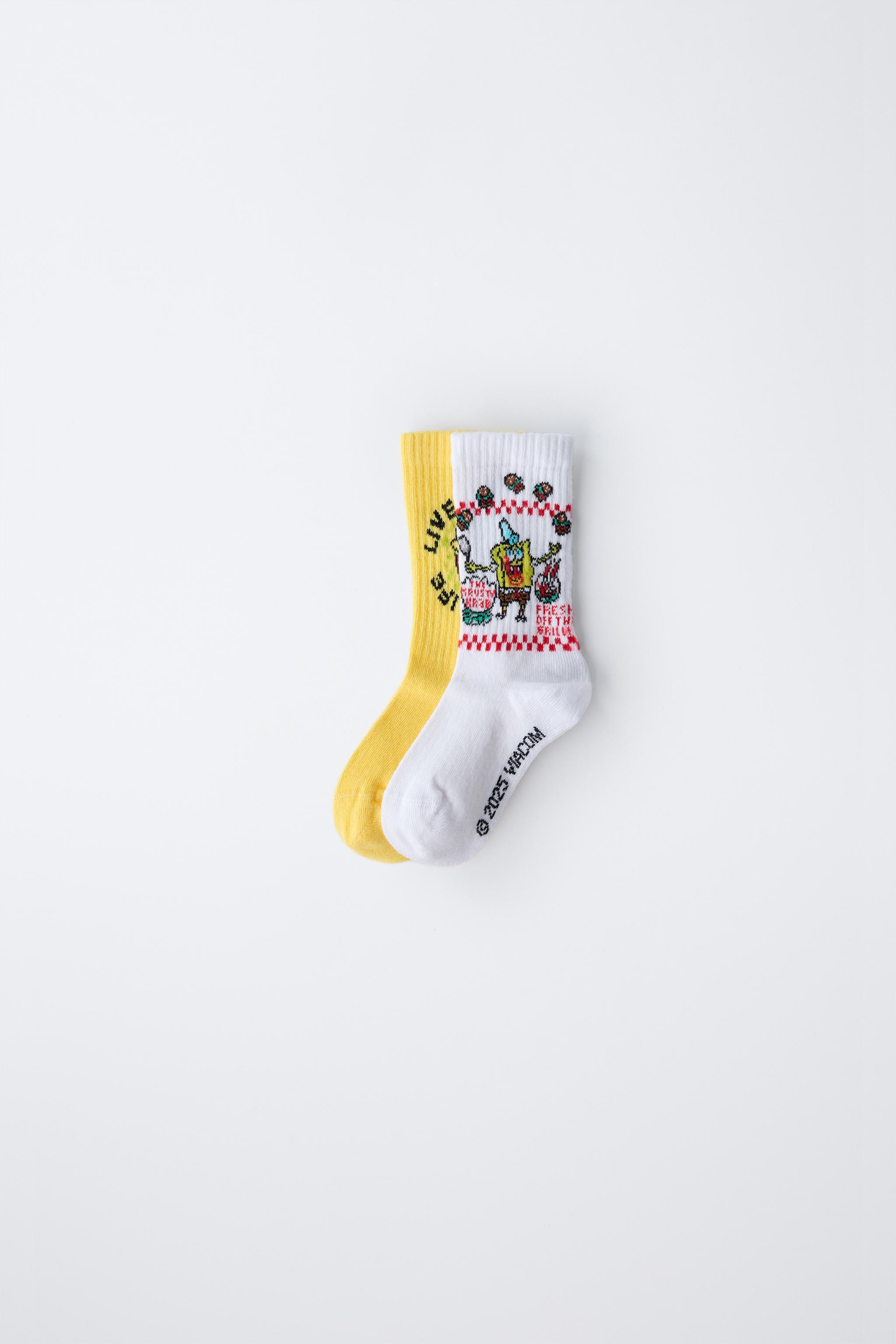 TWO-PACK OF SPONGEBOB SQUAREPANTS © NICKELODEON SOCKS Zara