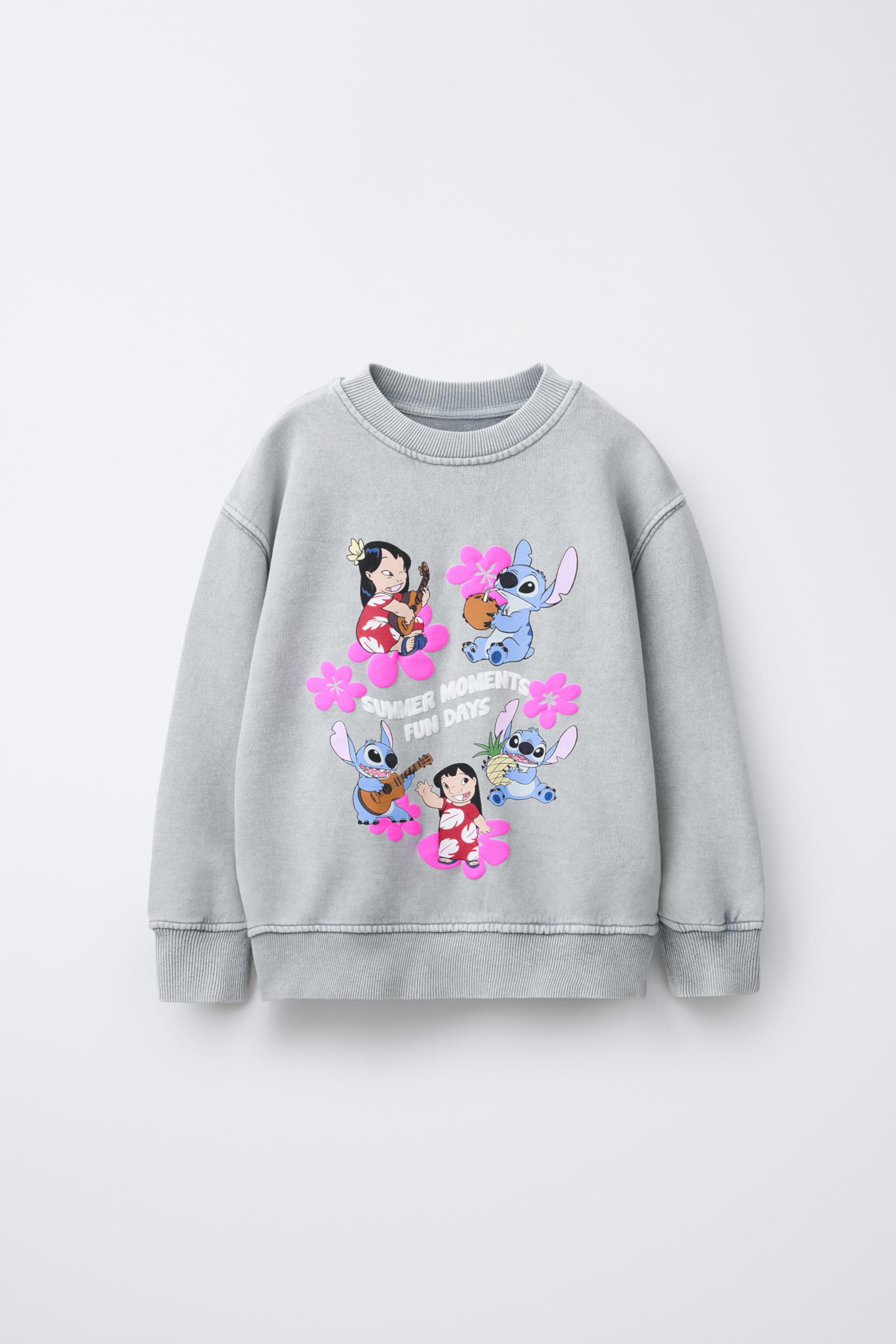 WASHED EFFECT LILO & STITCH © DISNEY SWEATSHIRT Zara