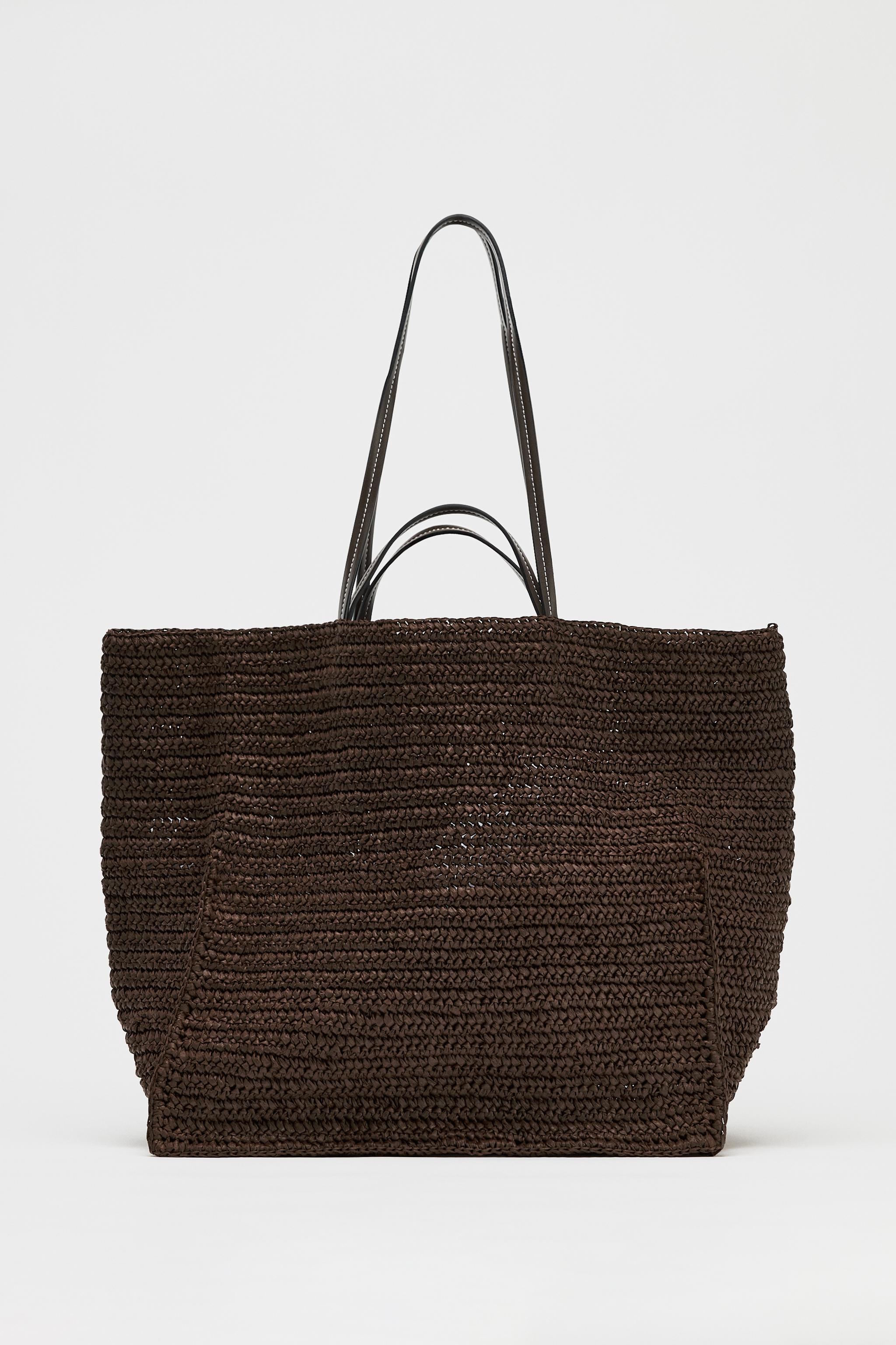 WOVEN TOTE BAG Zara