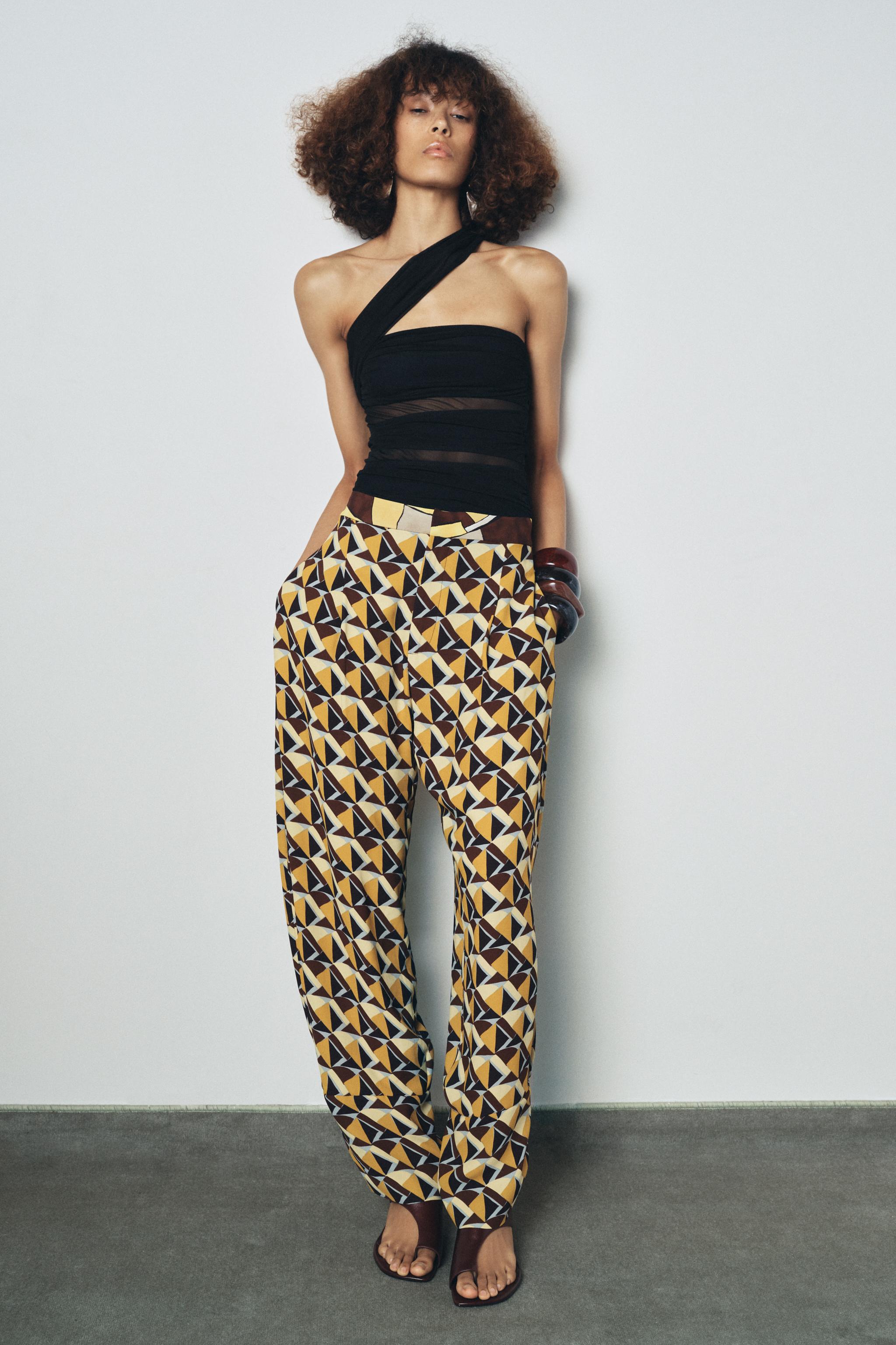 ZW COLLECTION PRINTED PANTS Zara