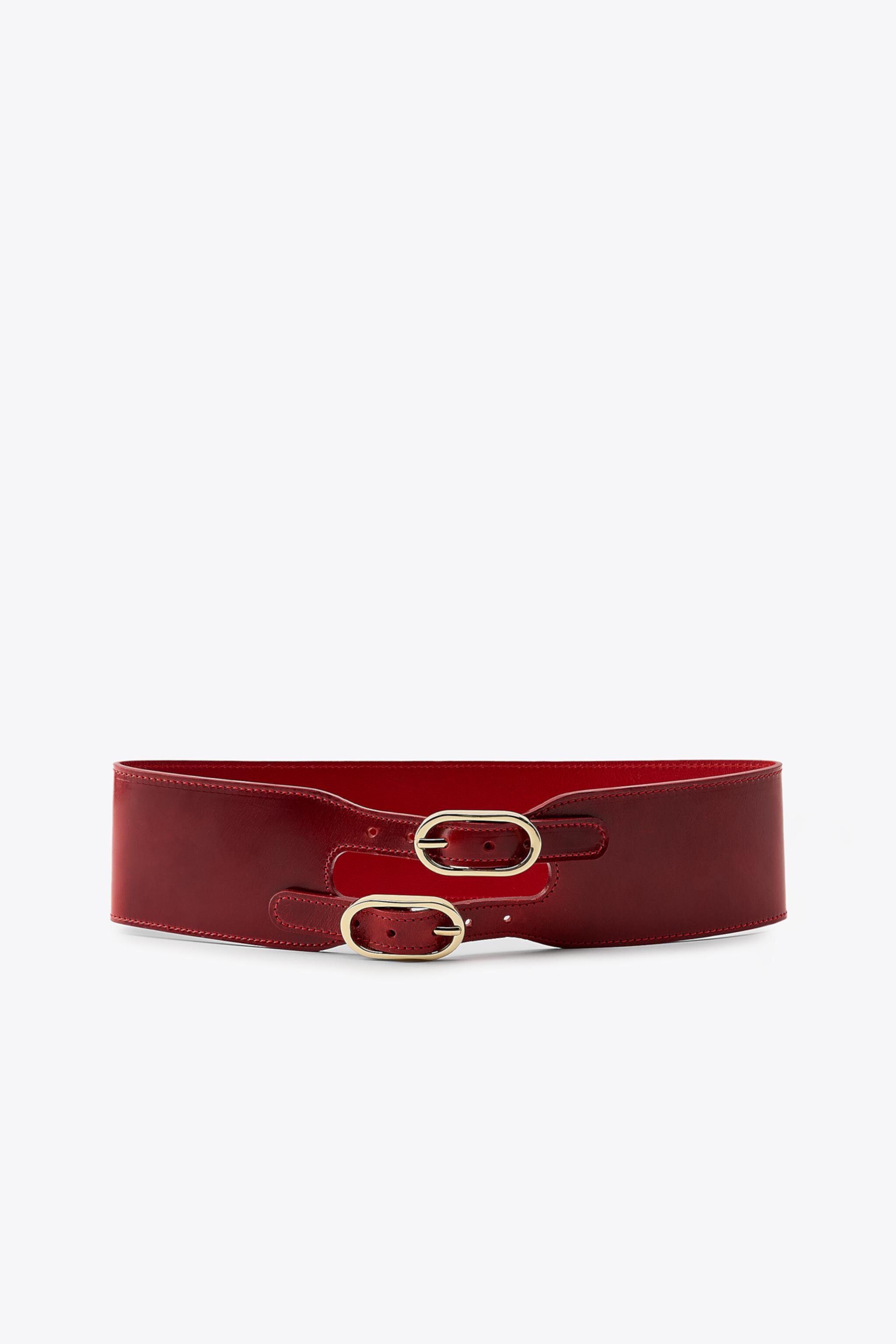 DOUBLE BUCKLE SASH BELT Zara