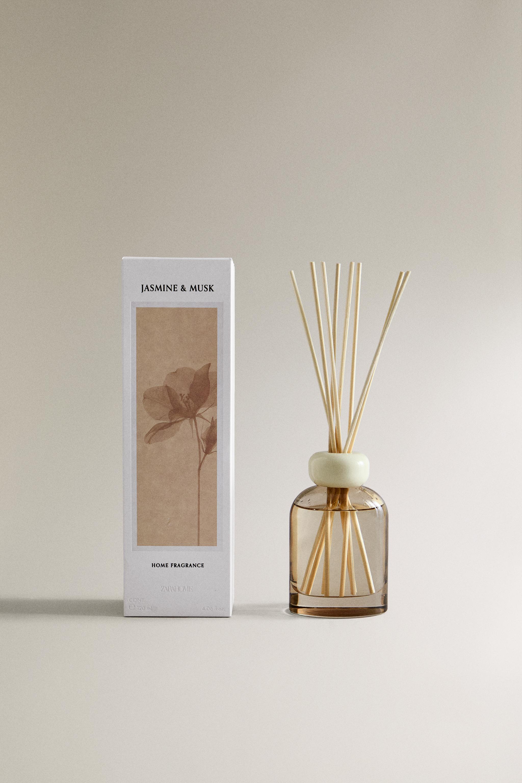 (4.06 oz) JASMINE & MUSK SCENTED REED DIFFUSER Zara Home