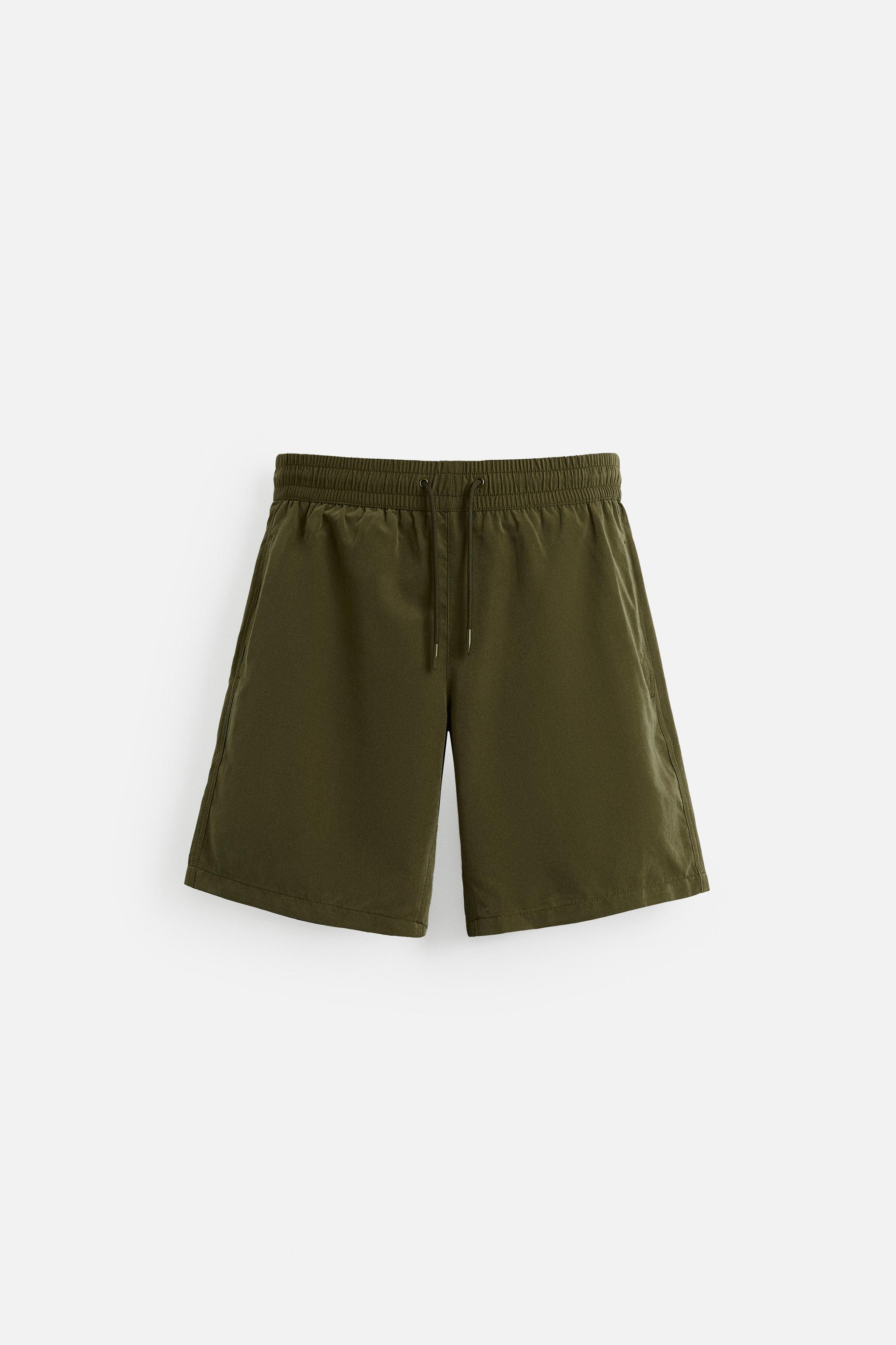 BASIC LONG SWIM TRUNKS Zara