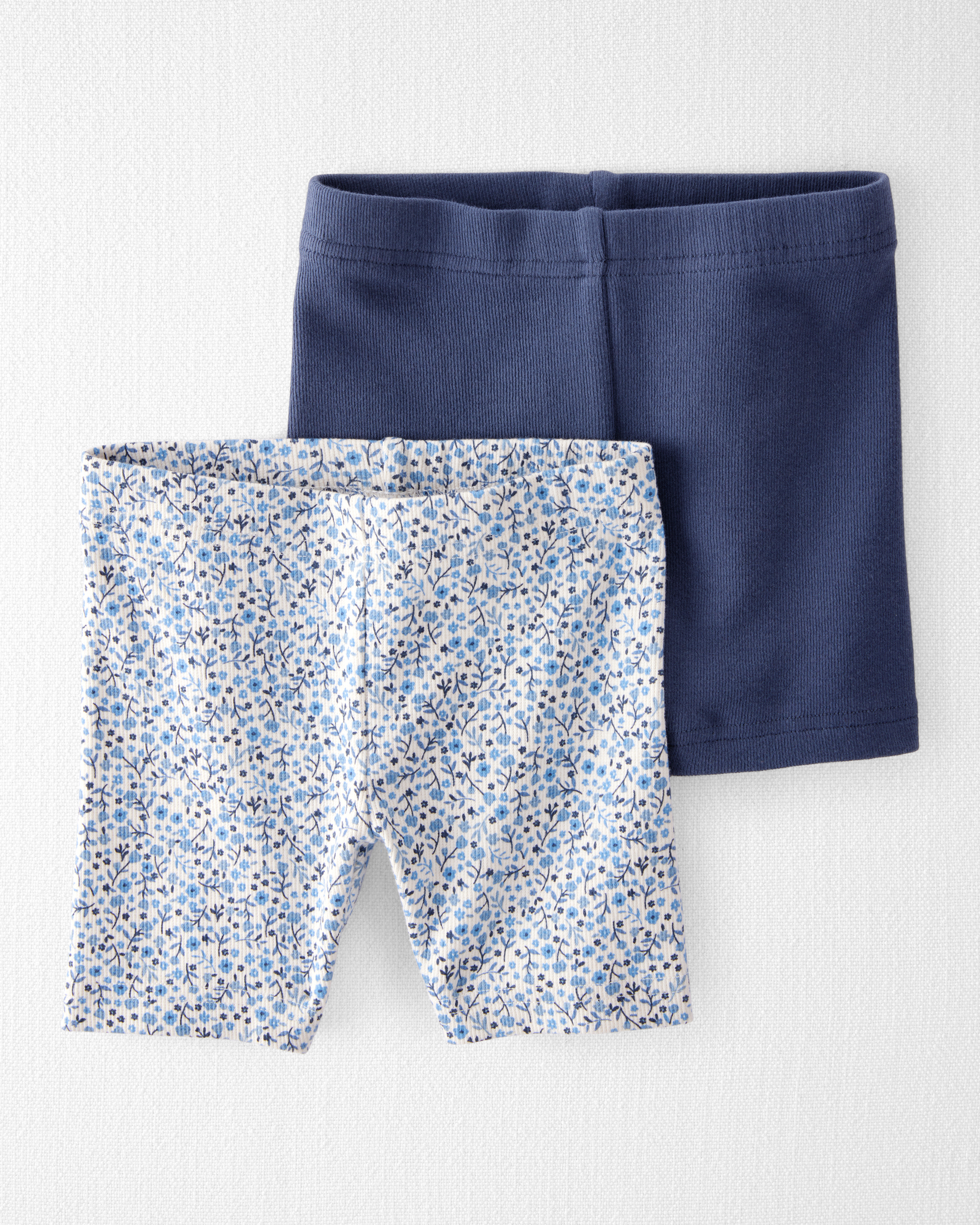 Toddler 2-Pack Organic Cotton Ribbed Pedal  Shorts Carter's