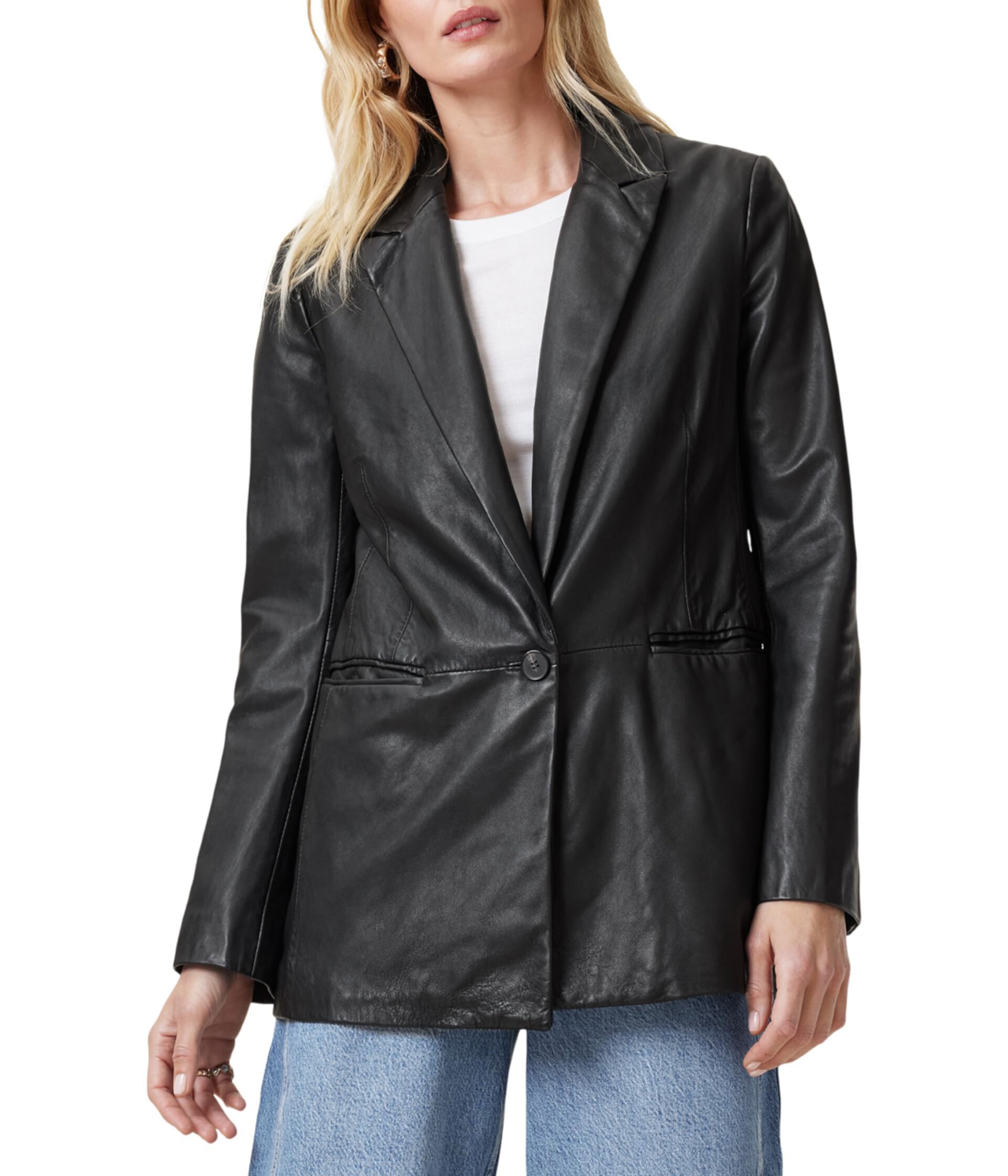 Deri Leather Blazer AllSaints