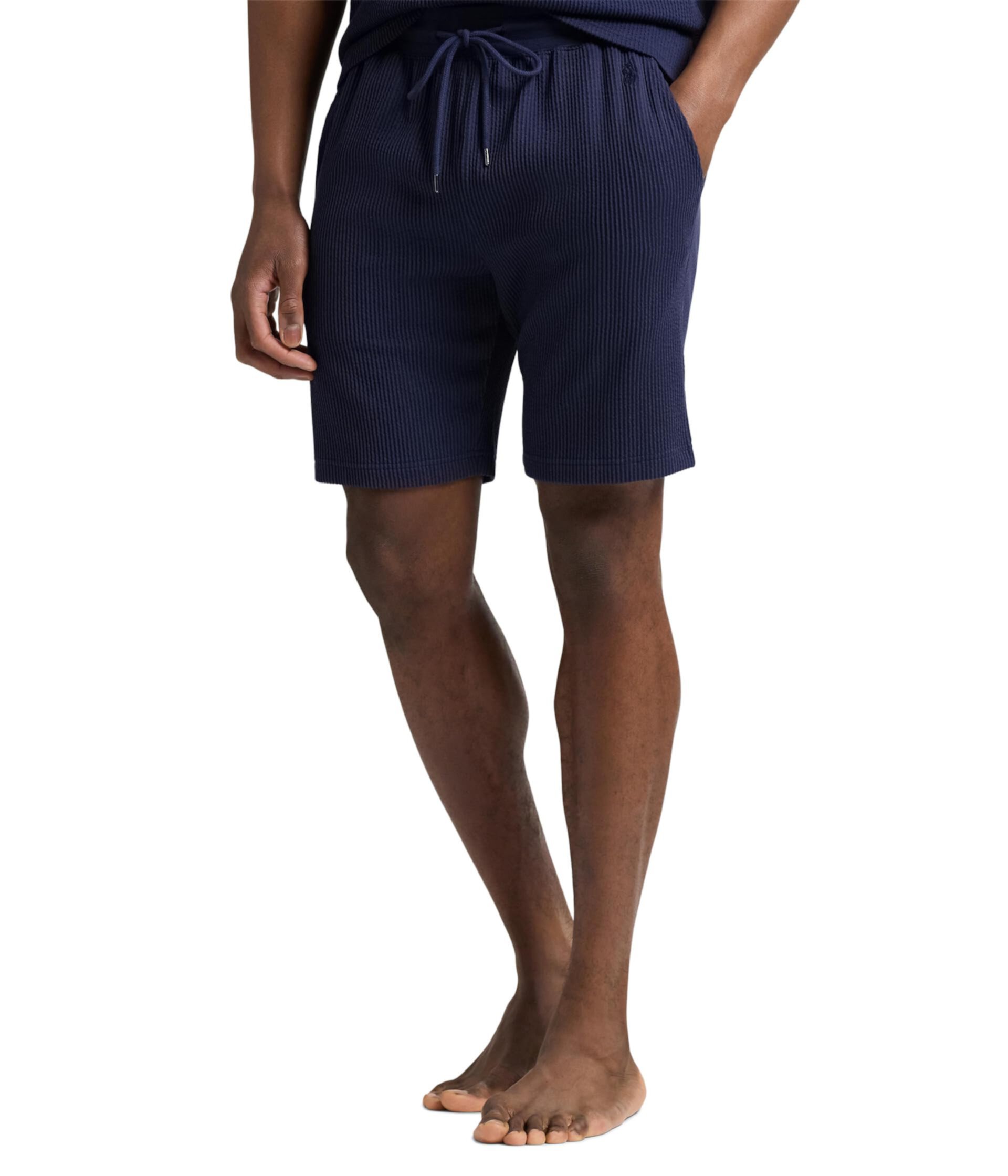 Seersucker Knit Sleep Shorts Polo Ralph Lauren