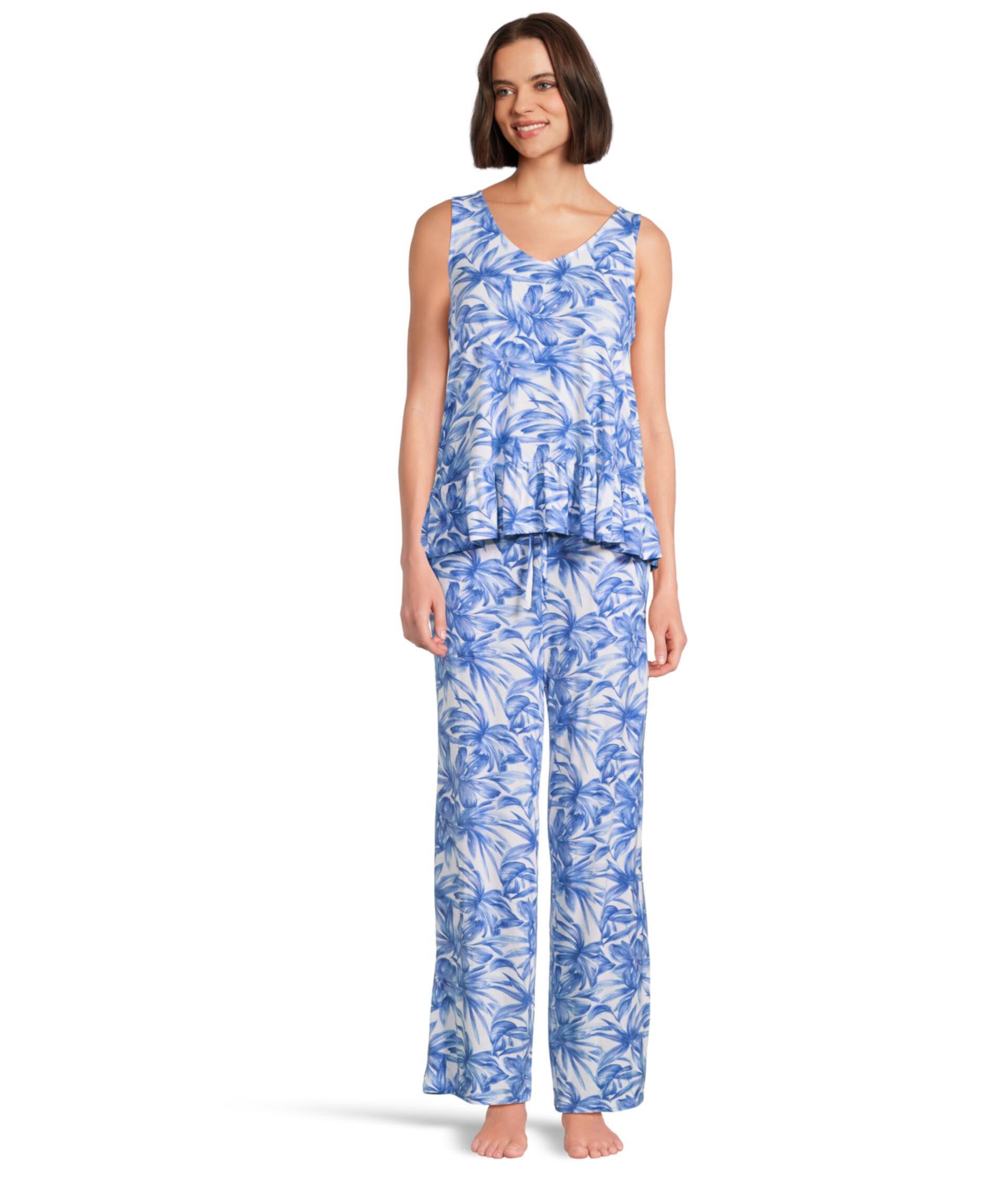 Sleeveless Long Pajama Set Tommy Bahama