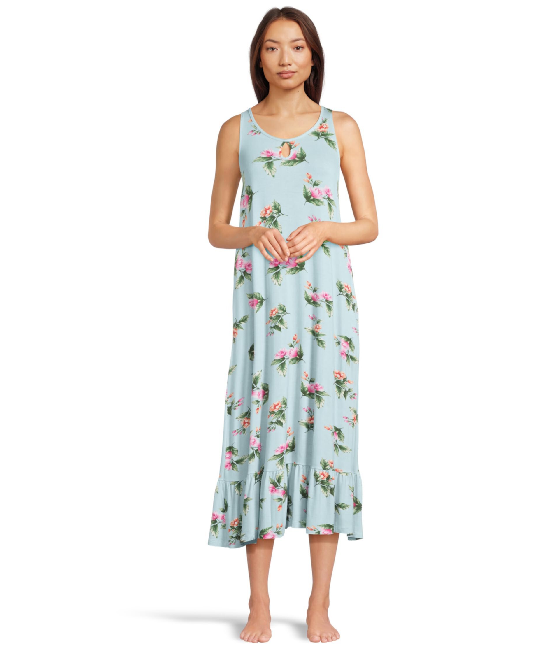 Sleeveless Long Sleep Gown Tommy Bahama