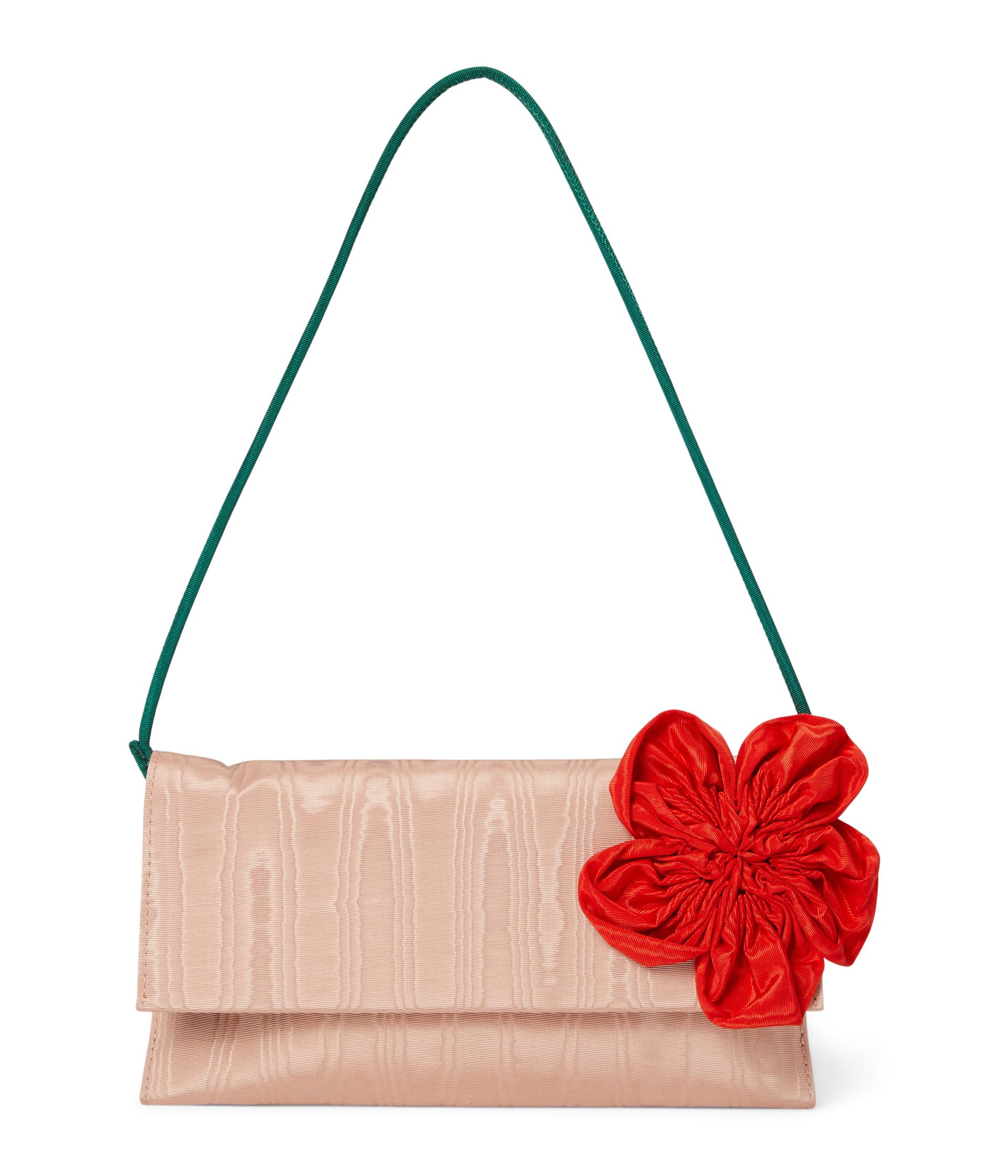 Charlee Flap Clutch W/ Flower Loeffler Randall