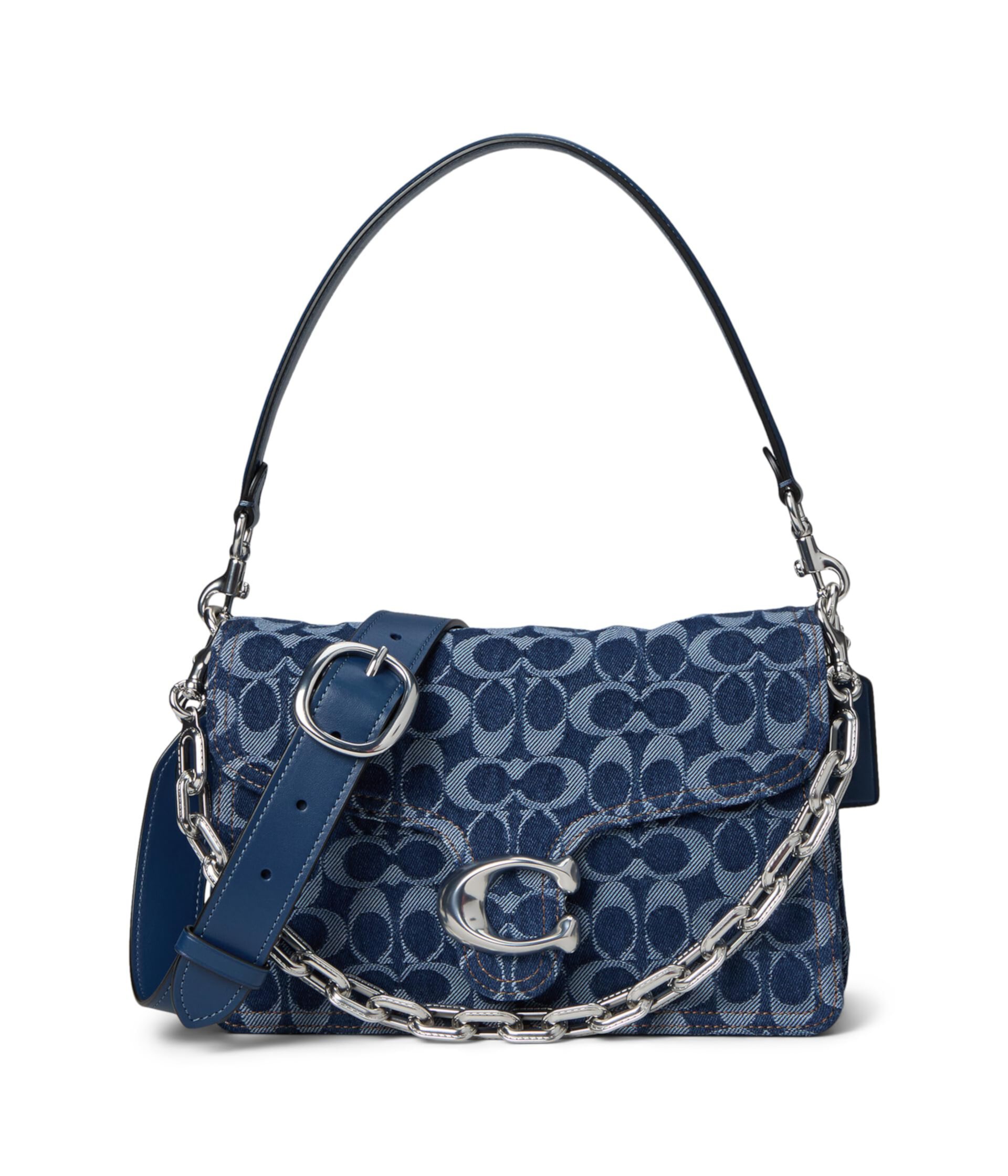 Chain Tabby Shoulder Bag In Signature Denim Coach