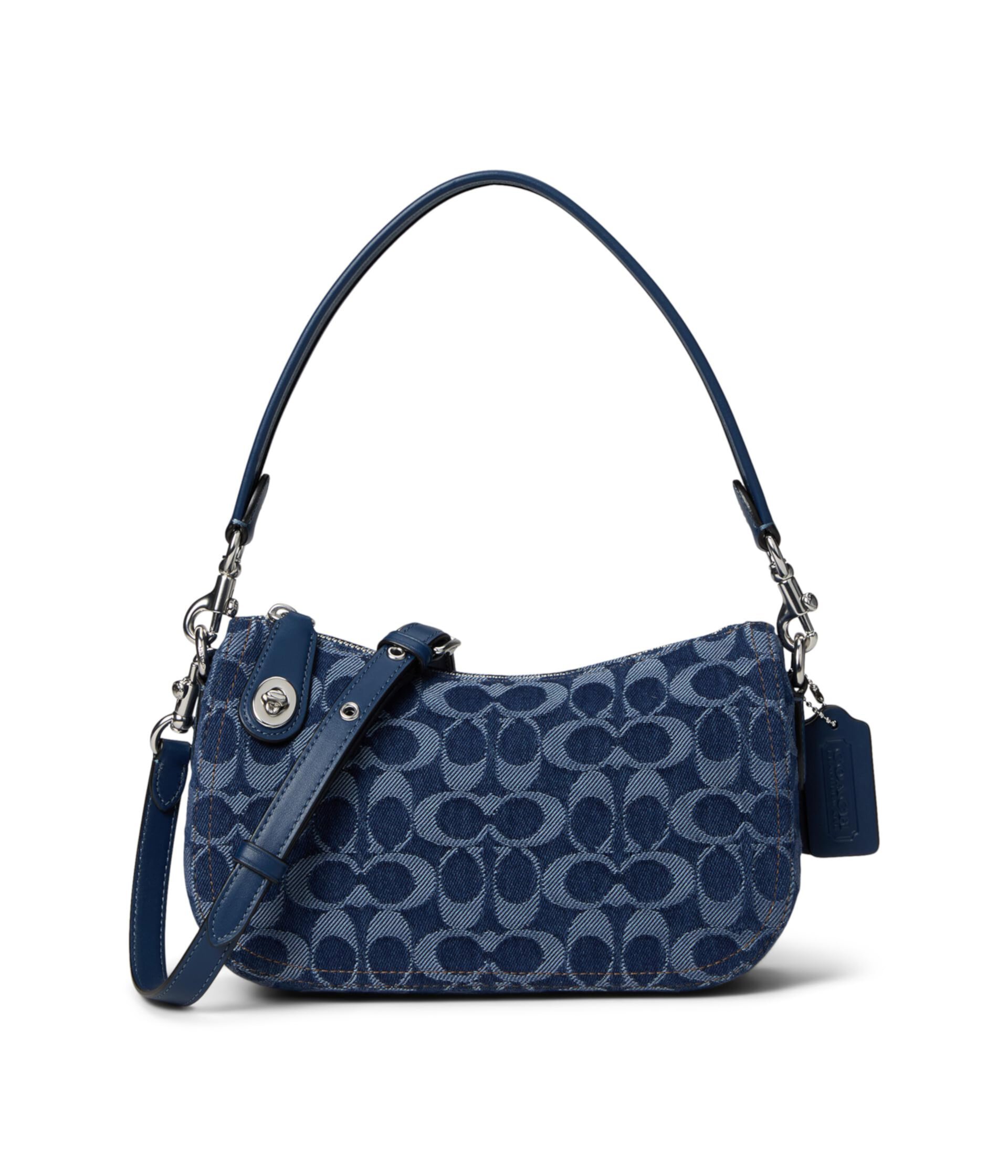 Swinger Bag In Signature Denim Coach