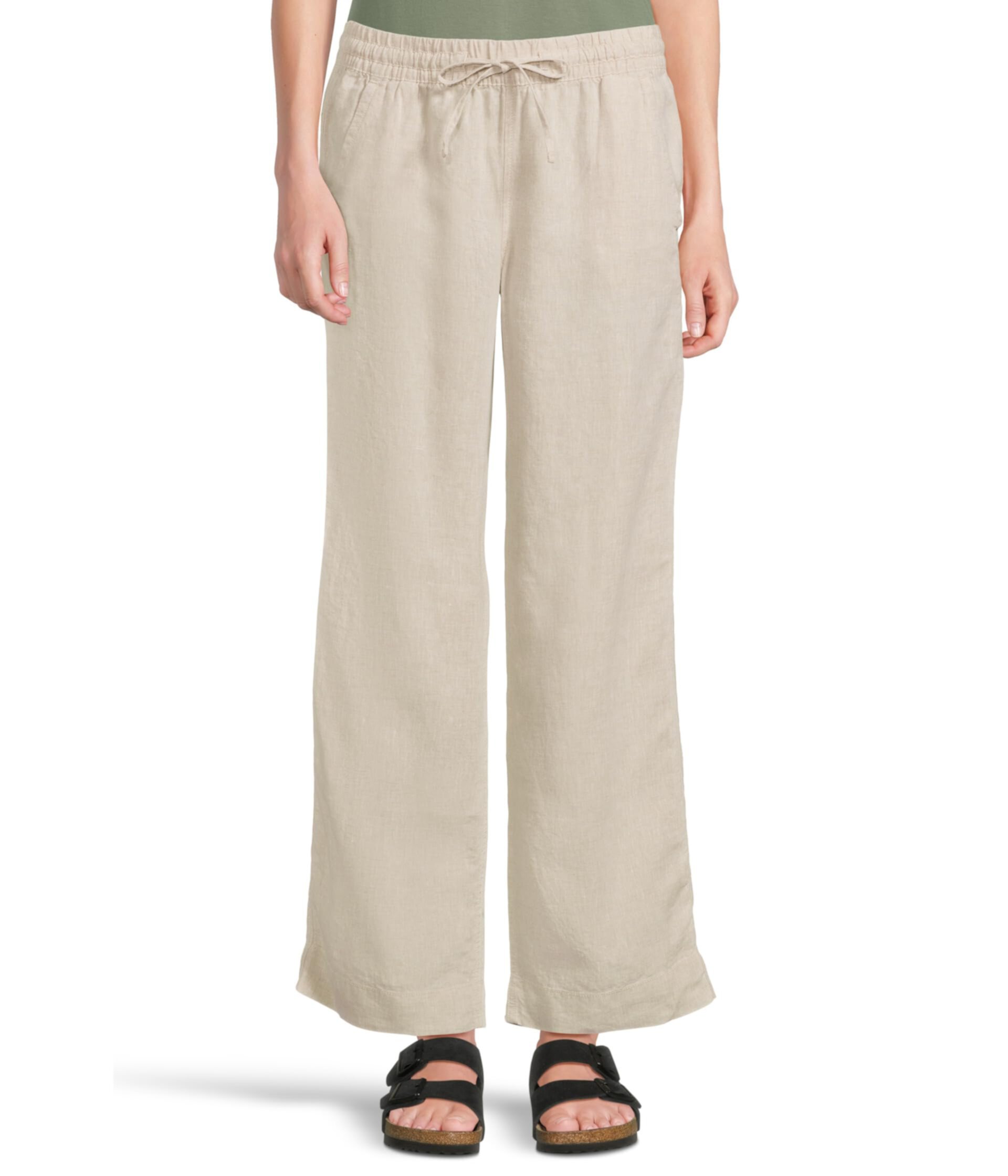 Premium Linen Breezy Pull-On Pants L.L.Bean