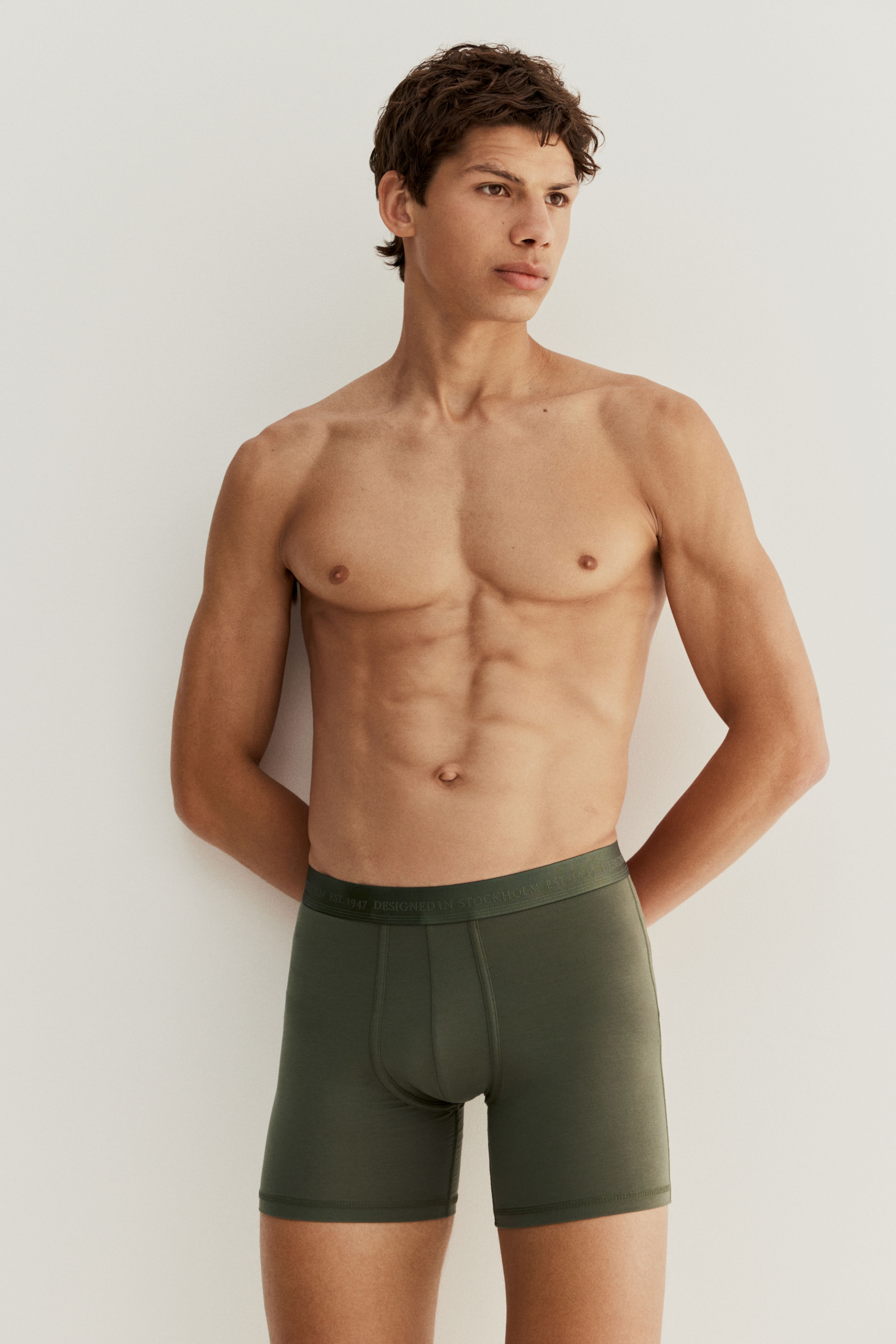 2-Pack Mid-Length Boxer Briefs with Lycra® H&M