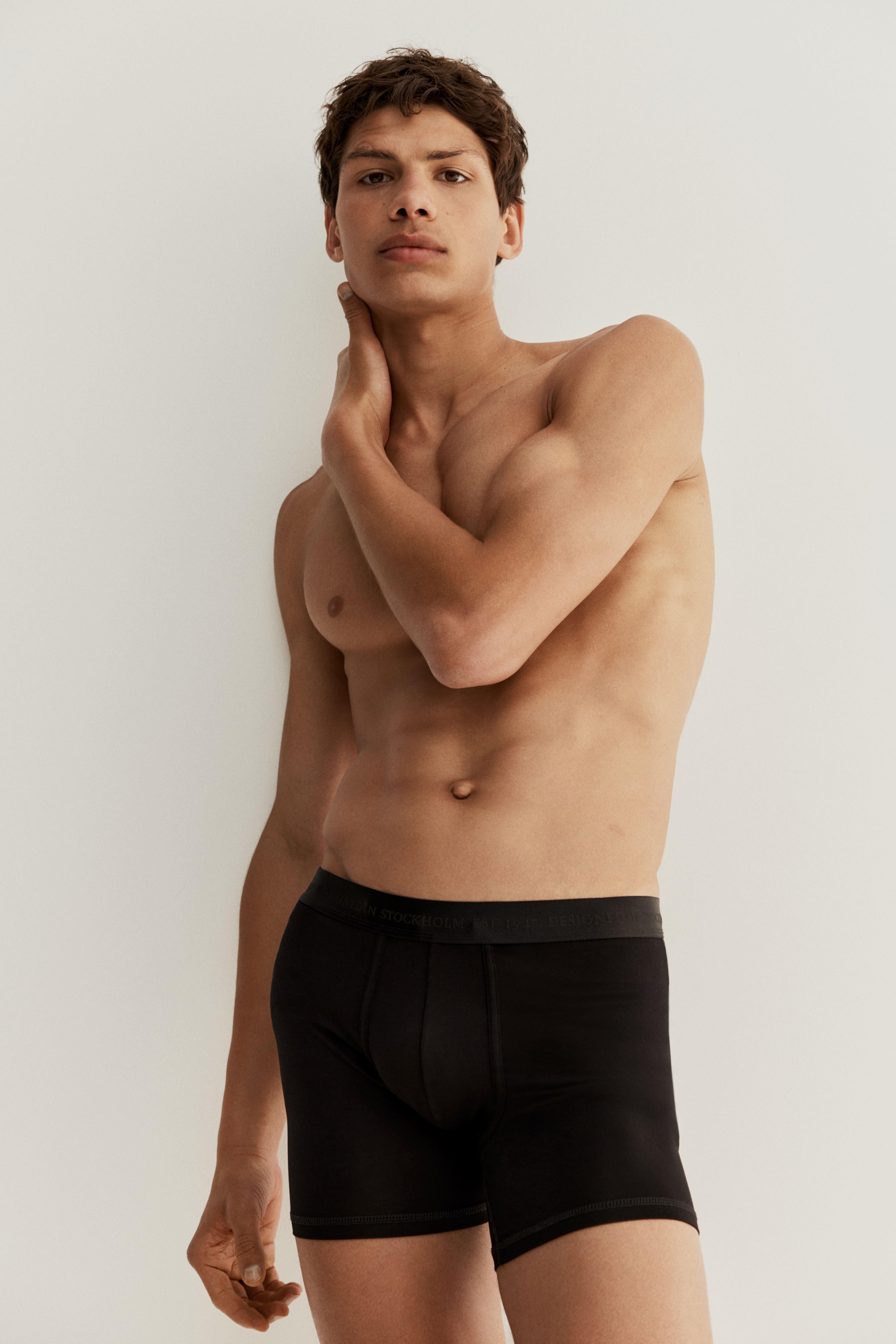 2-Pack Mid-Length Boxer Briefs with Lycra® H&M