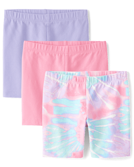 Toddler Girls Print Bike Shorts 3-Pack The Children`s Place